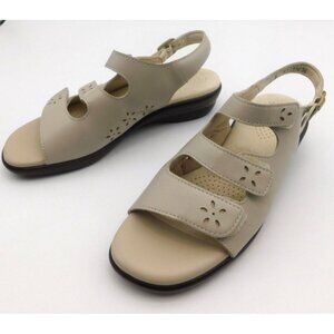 SAS Tripad Comfort Made in USA Soft Step Light Beige Sandals Women Size 6